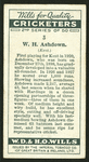 W. H. Ashdown. (Kent.).