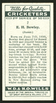 E. H. Bowley. (Sussex.).