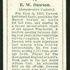 E. W. Dawson. (Leicestershire Captain.).