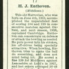 H. J. Enthoven. (Middlesex.).