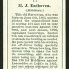 H. J. Enthoven. (Middlesex.).