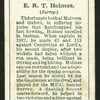 E. R. T. Holmes. (Surrey.).