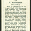 H. Makepeace. (Lancashire.).