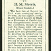 H. M. Morris. (Essex Captain.).