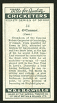 J. O'Connor. (Essex.).