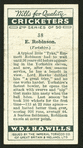 E. Robinson. (Yorkshire.).