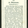 A. Shipman. (Leicestershire.).