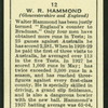 W.R. Hammond.
