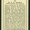 R.E.S. Wyatt.