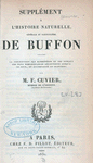 Title page, "Supplément "