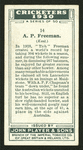 A.P. Freeman.