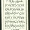 P.M. Hornibrook.