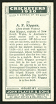 A.F. Kippax.