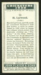 H. Larwood.
