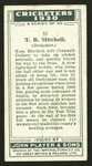T.B. Mitchell.