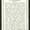 J. O'Connor.
