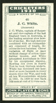 J.C. White.