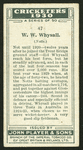 W.W. Whysall.
