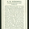 A.H. Bakewell.