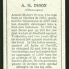 A.H. Dyson.