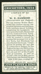 W.R. Hammond.