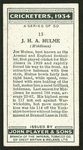 J.H.A. Hulme.