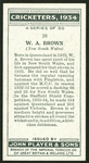 W.A. Brown.