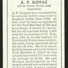 A.F. Kippax.