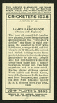 James Langridge.