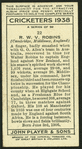 R.W.V. Robins.