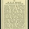R.E.S. Wyatt.
