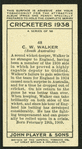 C.W. Walker.