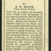 E.S. White.