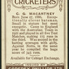 C.G. Macartney.