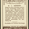 E. Hendry.