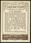 E.R. Wilson.