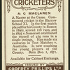 A.C. Maclaren.