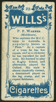 P.F. Warner.