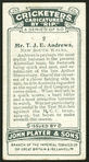 Mr. T.J.E. Andrews.