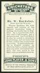 Mr. W. Bardsley.