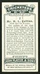 Mr. H.L. Collins.