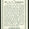 Mr. C.V. Grimmett.
