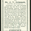 Mr. C.V. Grimmett.