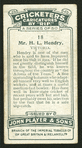 Mr. H.L. Hendry.