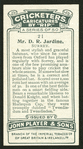 Mr. D.R. Jardine.