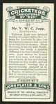 Mr. V.W.C. Jupp.