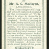 Mr. A.C. Maclaren.