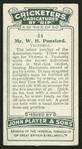 Mr. W.H. Ponsford.