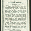 Wilfred Rhodes.