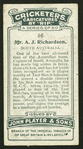 Mr. A.J. Richardson.